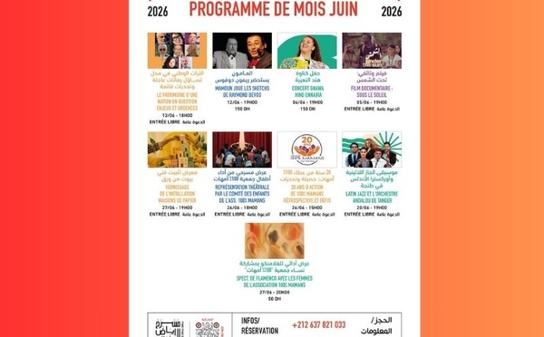 Théâtre Riad Sultan : une programmation artistique riche et engagée pour un mois de juin inoubliable à Tanger