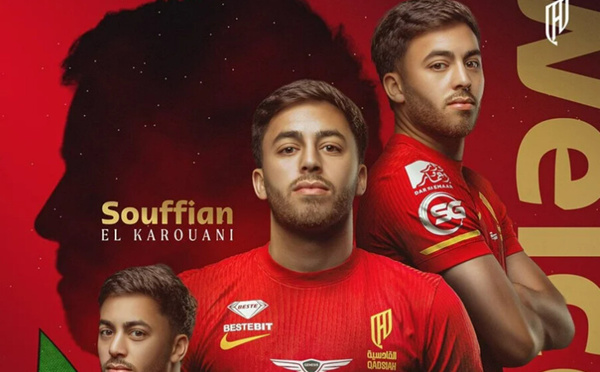Souffian El Karouani rejoint Al-Qadsiah : cap sur l’Arabie saoudite jusqu’en 2029