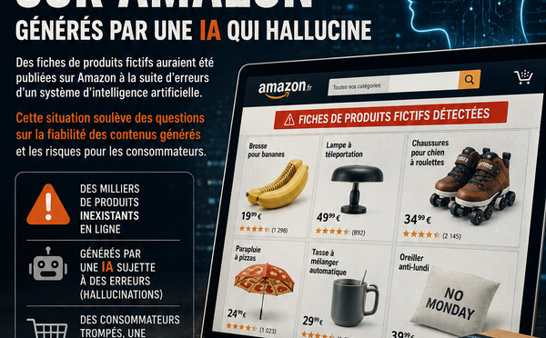Des milliers de faux produits sur Amazon générés par une IA qui hallucine.