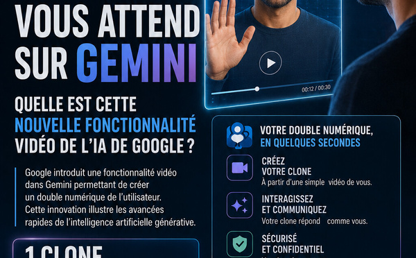Votre clone vous attend sur Gemini 