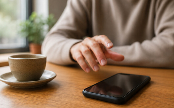 Le plaisir étrange de ranger son téléphone… pour immédiatement le reprendre