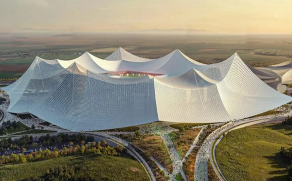 Grand Stade Hassan II : le futur plus grand stade du monde prend forme à Benslimane