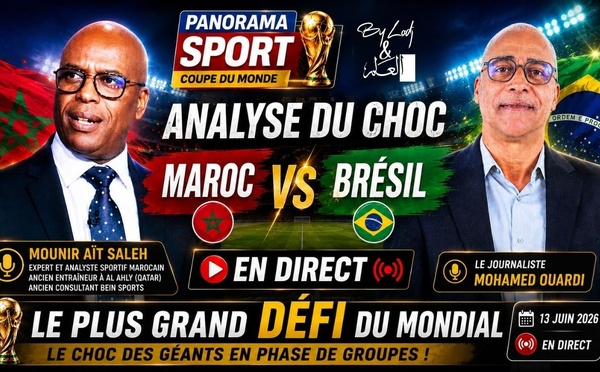 ​Maroc – Brésil : Monir Aït Saleh décrypte le choc le plus attendu de la phase de groupes du Mondial 2026