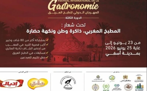 Safi célèbre la gastronomie marocaine avec la 3ᵉ édition du Festival national de la gastronomie authentique