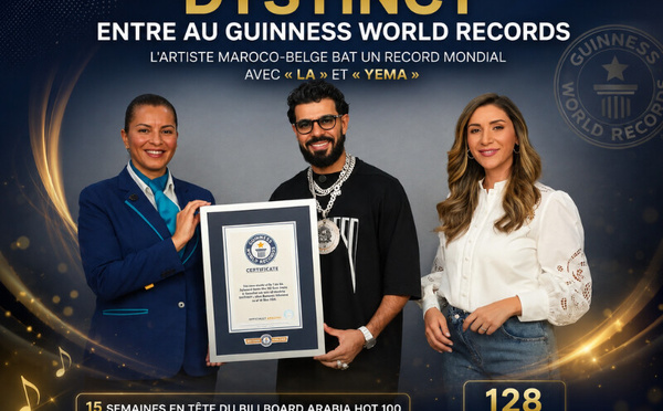 DYSTINCT entre dans le Guinness World Records grâce au succès de « La » et « Yema »