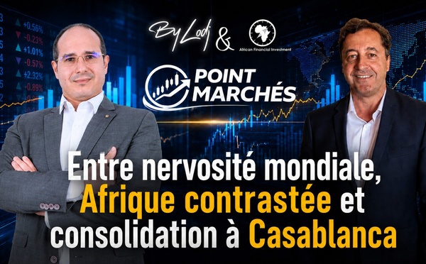 ​Point Marchés : entre nervosité mondiale, Afrique contrastée et consolidation à Casablanca
