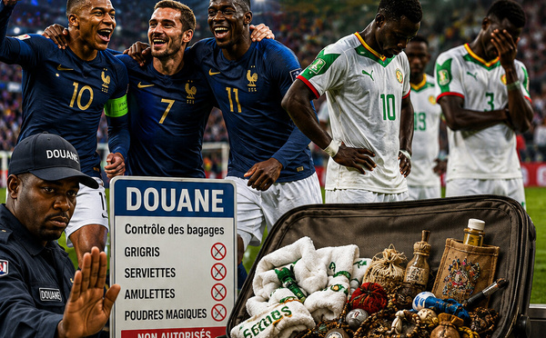 😂😂😂 FRANCE 3 - 1 SÉNÉGAL : Les grigris et les serviettes... sont restés à la douane !