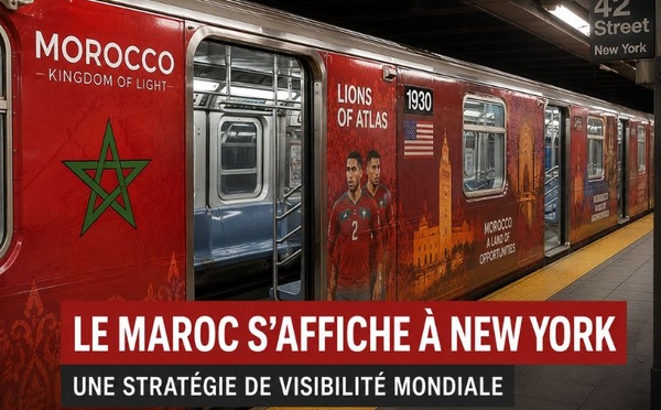 Soft power marocain : Le métro de New York s’est habillé aux couleurs du Royaume