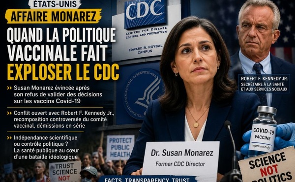 États-Unis : l’affaire Monarez, ou quand la politique vaccinale fait exploser le CDC