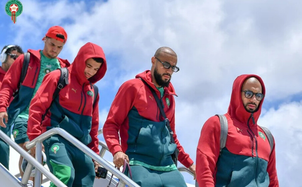 Les Lions de l’Atlas arrivent à Atlanta avant un match décisif face à Haïti