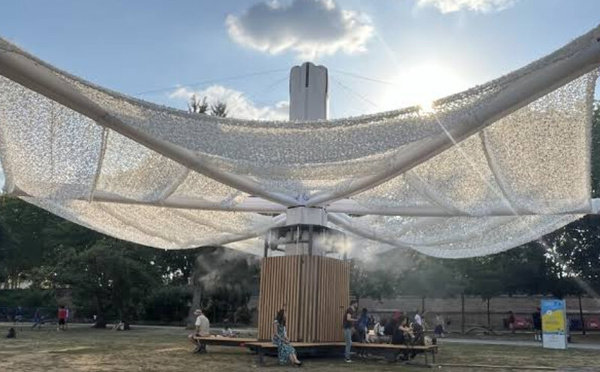 Canicule en ville : cette ombrière gonflable pourrait changer la façon dont les espaces urbains s'adaptent à la chaleur