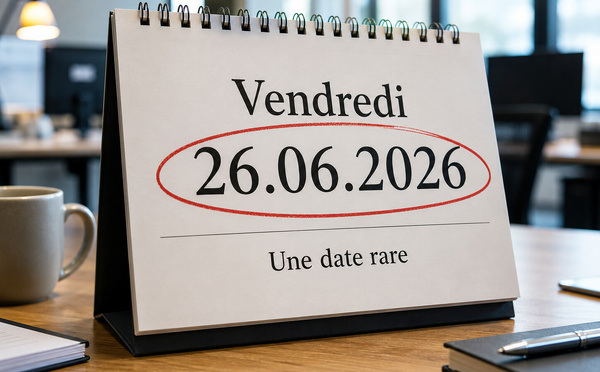 Vendredi 26.06.2026 : la petite curiosité d’un calendrier bien aligné