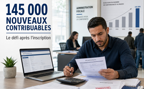 Fiscalité : près de 145.000 nouveaux contribuables en 2025, le défi commence après l’inscription
