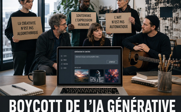 Le boycott de l’IA générative : un signal culturel plus qu’un simple refus de la machine