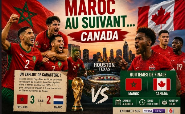 Maroc au suivant… Canada
