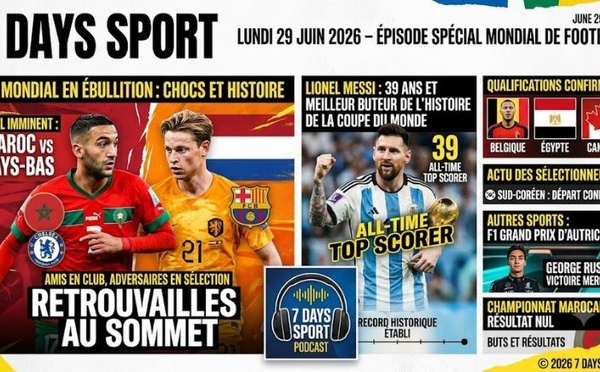 Podcast : l'essentiel de l'actualité Sport de la semaine du 29-06-2026"