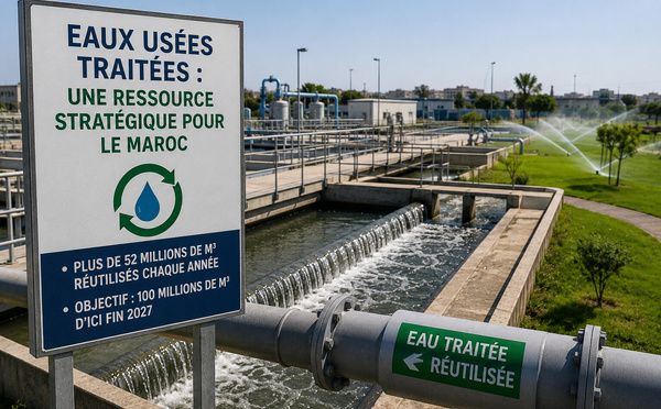 Le Maroc découvre une nouvelle ressource stratégique : l'eau qu'il rejetait hier