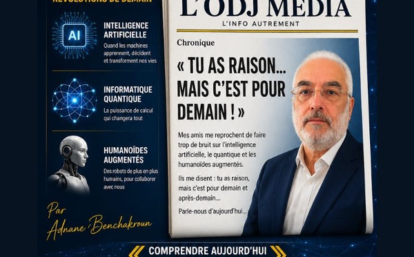 Cher ami, tu fais trop de bruit avec ton IA partout « Tu as raison… mais c'est pour demain ! »