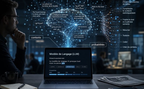 LLM : le drôle de cerveau qui lit presque tout, mais ne pense pas comme nous