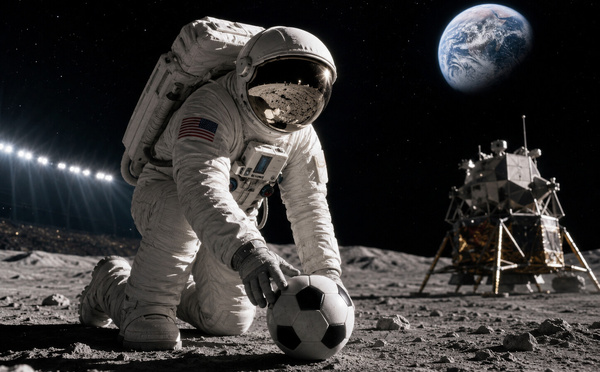 La Nasa s’engage à envoyer un ballon sur la Lune si les États-Unis gagnent la Coupe du monde.