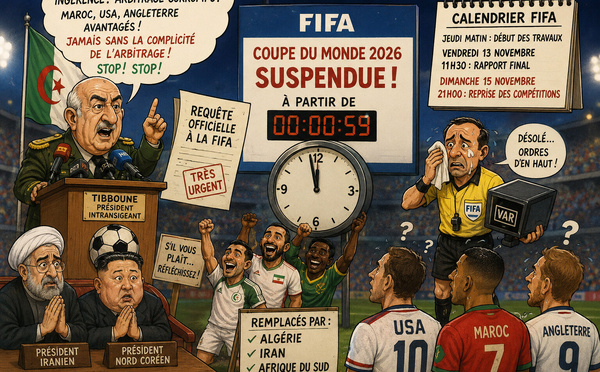 La Coupe du monde suspendue pour cause d’excès de soupçon