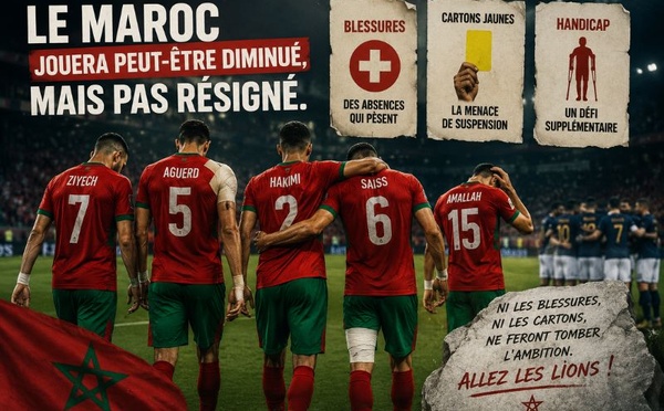 Le vrai handicap de l'équipe du Maroc n’est peut-être pas la France