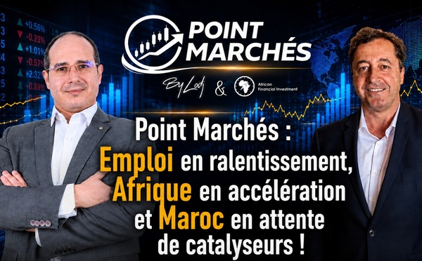 Point Marchés : Emploi en ralentissement, Afrique en accélération et Maroc en attente de catalyseurs
