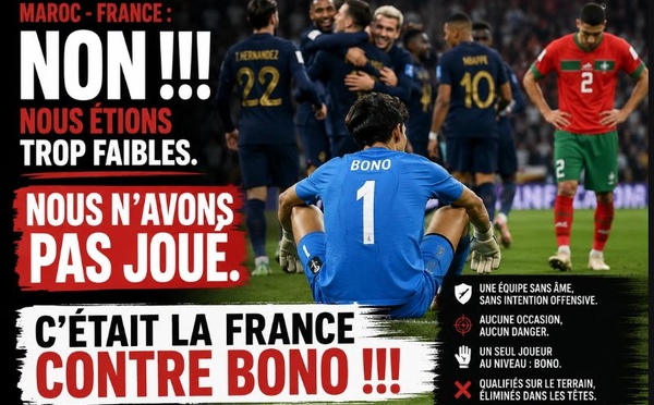 France – Maroc : Non, le Maroc n'a pas perdu contre la France… il a perdu contre lui-même