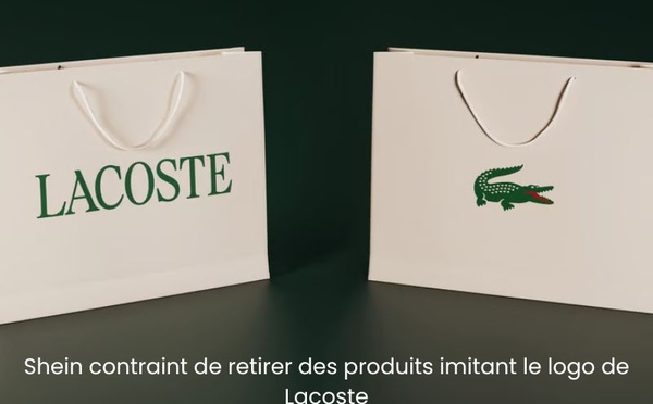 Justice : Shein contraint de retirer des produits imitant le logo de Lacoste