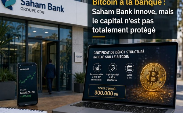 ​Bitcoin à la banque : Saham Bank innove, mais le capital n’est pas totalement protégé