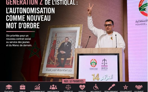 Génération Z de l’Istiqlal : l’autonomisation comme nouveau mot d’ordre