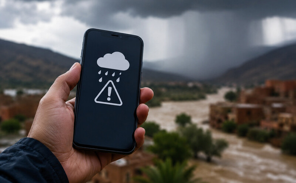 Le Maroc lance des alertes météo par SMS pour prévenir les risques climatiques