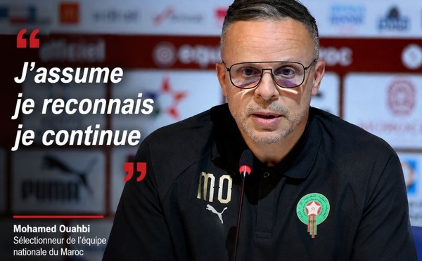 Mohamed Ouahbi : J'assume nos choix, je reconnais nos limites, je continue à bâtir