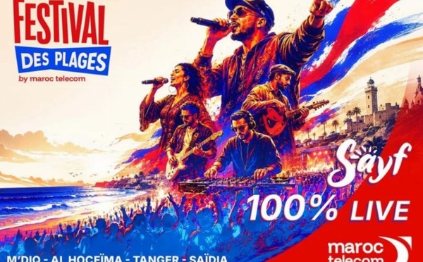 Festival des Plages 2026 : Maroc Telecom lance une tournée musicale gratuite dans quatre villes