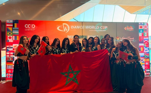 Dance World Cup 2026 : Temps’Danse offre au Maroc sa première médaille d’or à Dublin