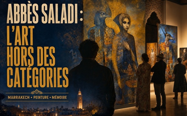 Abbès Saladi à Marrakech : l'odyssée d'un artiste qui échappe aux catégories