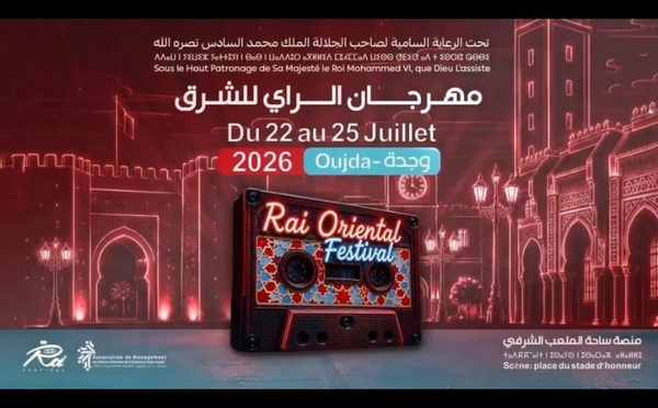 Le Festival du Raï de l’Oriental lance son édition 2026 dans une ambiance festive à Oujda