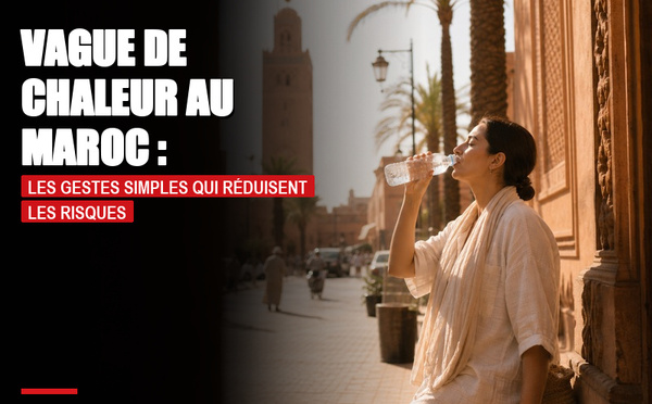 Vague de chaleur au Maroc : les gestes simples qui réduisent les risques