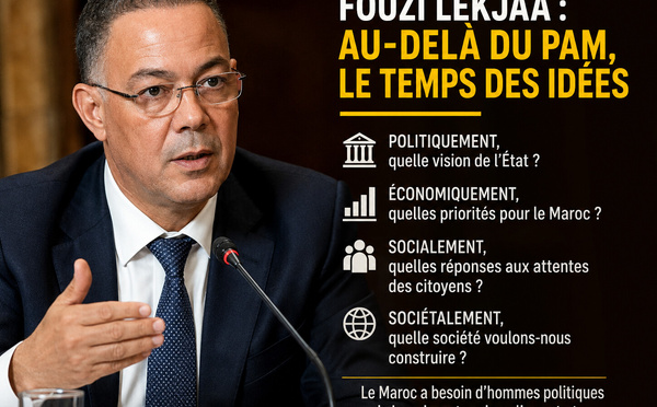 Ssi Fouzi Lekjaa : au-delà du PAM, le temps des idées please