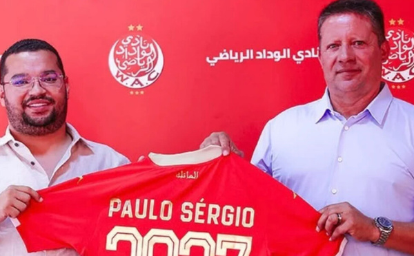 Le Wydad officialise l’arrivée de Paulo Sérgio à la tête de l’équipe première