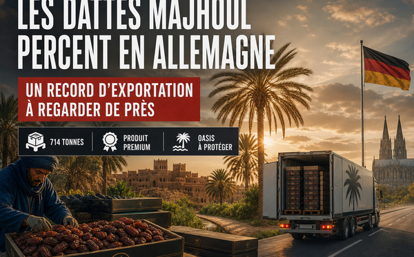 Les dattes Majhoul percent en Allemagne : un record à regarder de près