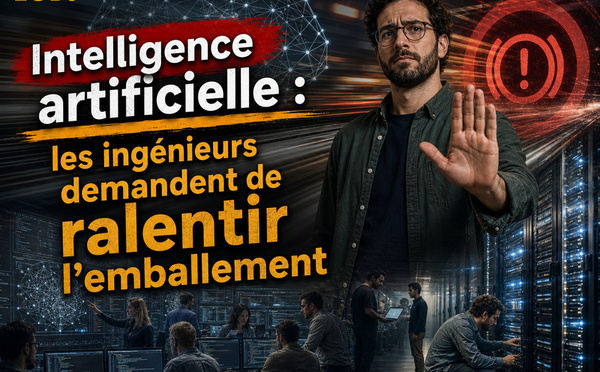 Intelligence artificielle : les ingénieurs demandent de ralentir l'emballement