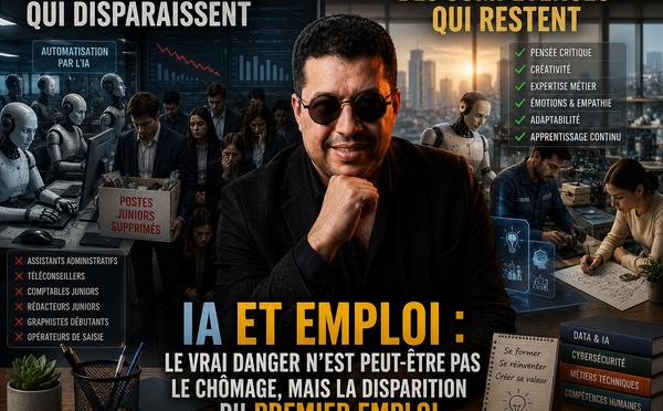 ​IA et emploi : le vrai danger n’est peut-être pas le chômage, mais la disparition du premier emploi !