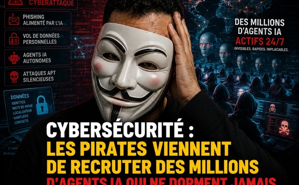 Cybersécurité : les pirates viennent de recruter des millions d’agents IA qui ne dorment jamais !