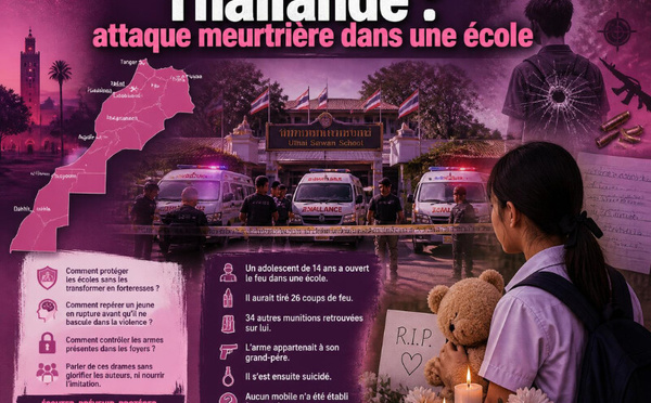Thaïlande : attaque meurtrière dans une école