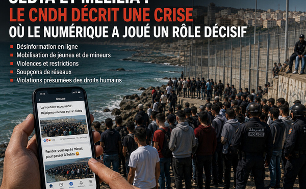 ​Sebta et Melilia : le CNDH décrit une crise où le numérique a joué un rôle décisif