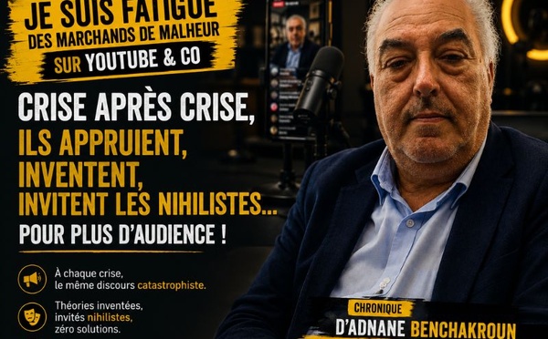 Je suis fatigué des marchands de malheur sur Youtube &amp; Co