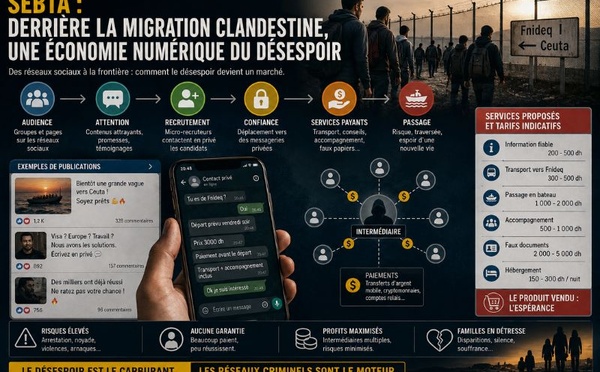 ​Sebta : derrière la migration clandestine, une économie numérique du désespoir