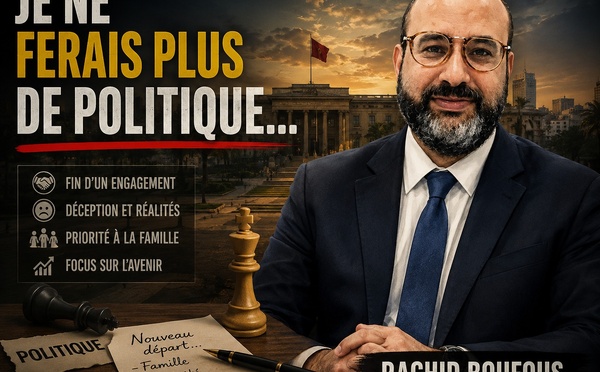 ​Je ne ferais plus de politique…