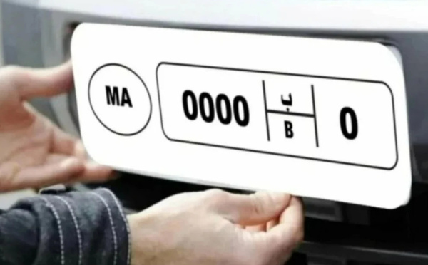 ​Le Maroc adoptera de nouvelles plaques d’immatriculation en caractères arabes et latins à partir de 2027